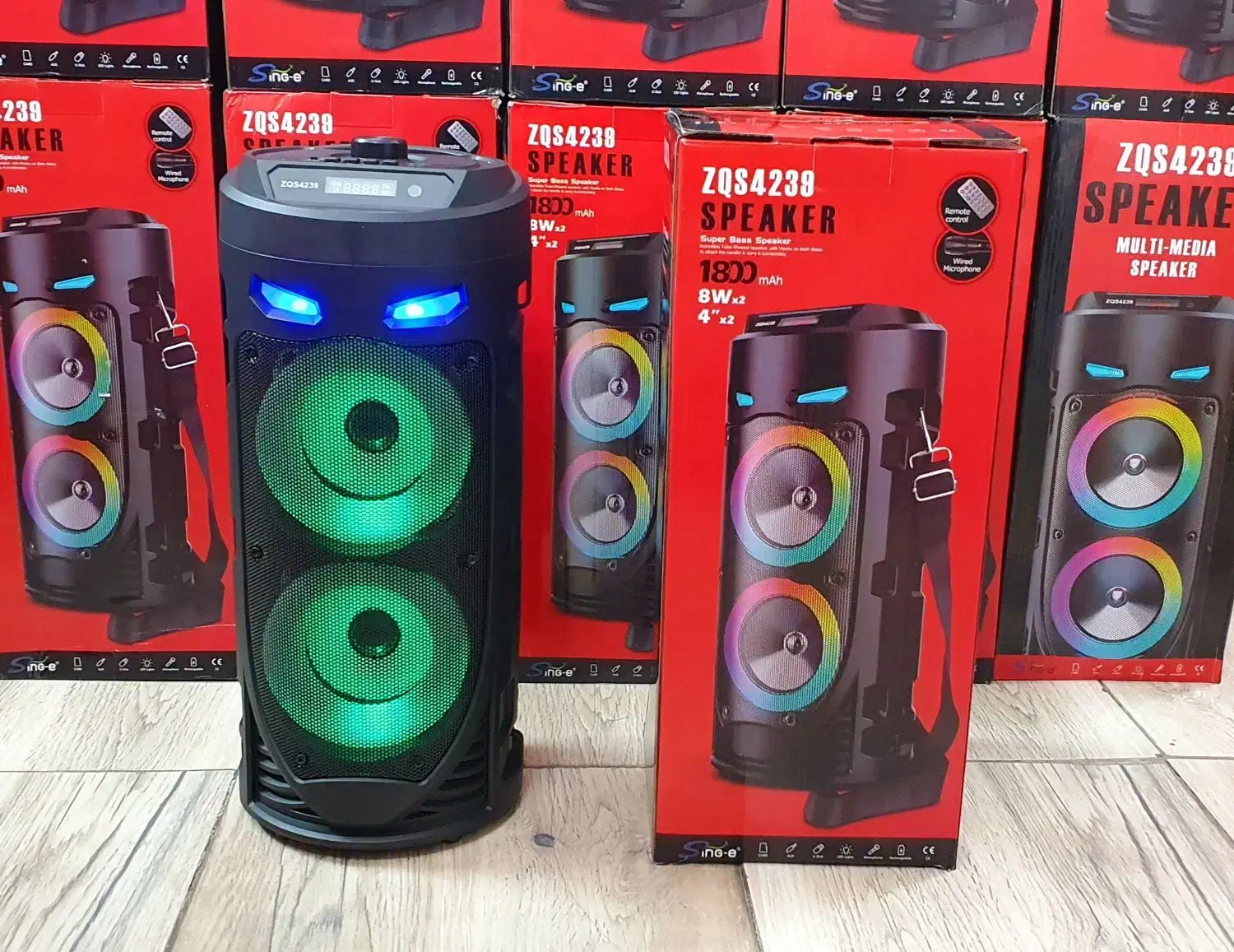 اسپیکر بلوتوثی قابل حمل ZQS-4239|پخش‌کننده همراه|تهران, شیخ هادی|دیوار