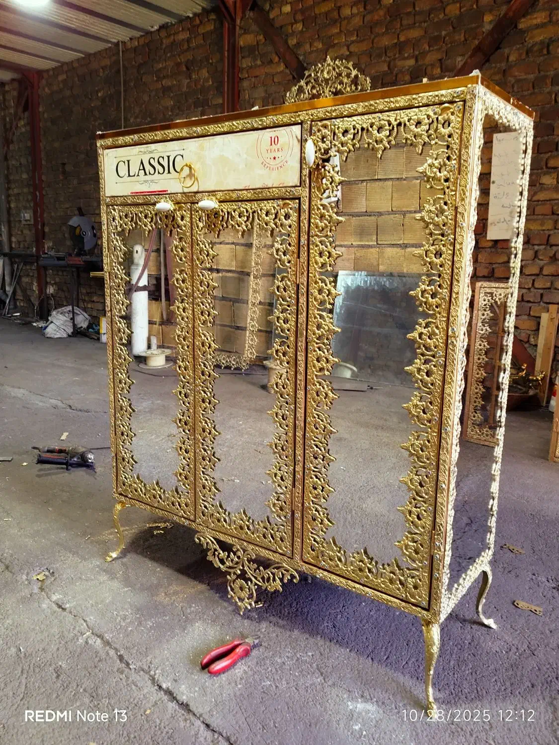 جا کفشی سه در سایز بزرگ سفارشی تولیدی برنز|جاکفشی، کمد، دراور|کوهدشت, |دیوار