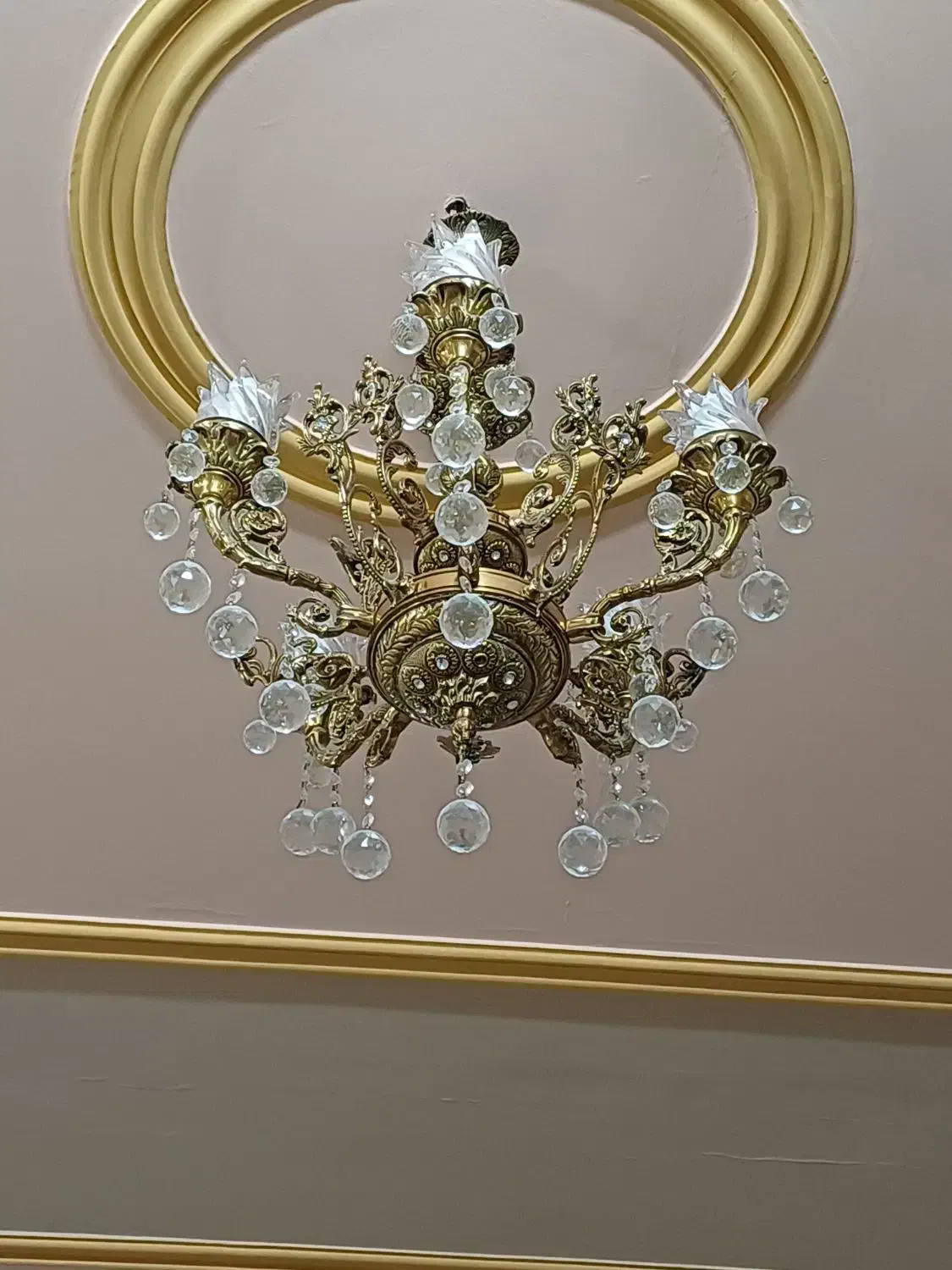 لوستر برنج|لوستر و چراغ آویز|خرمآباد, |دیوار