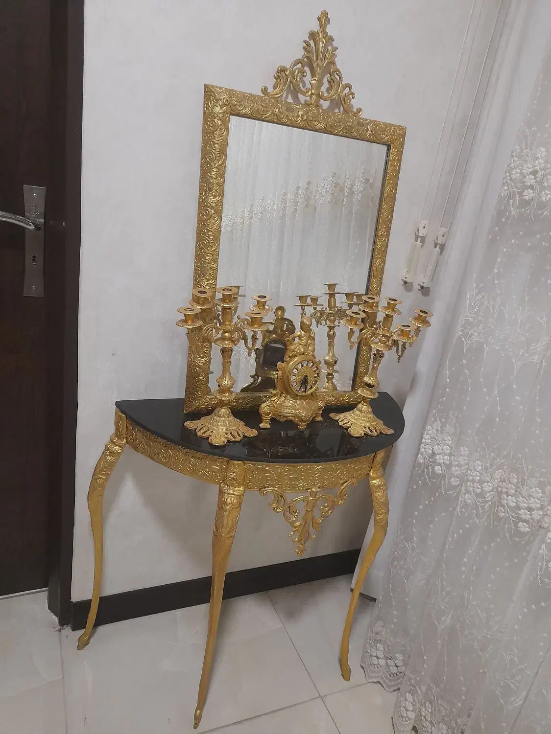 کنسول و آیینه وشمعدان|مبلمان خانگی و میز عسلی|شهرکرد, |دیوار