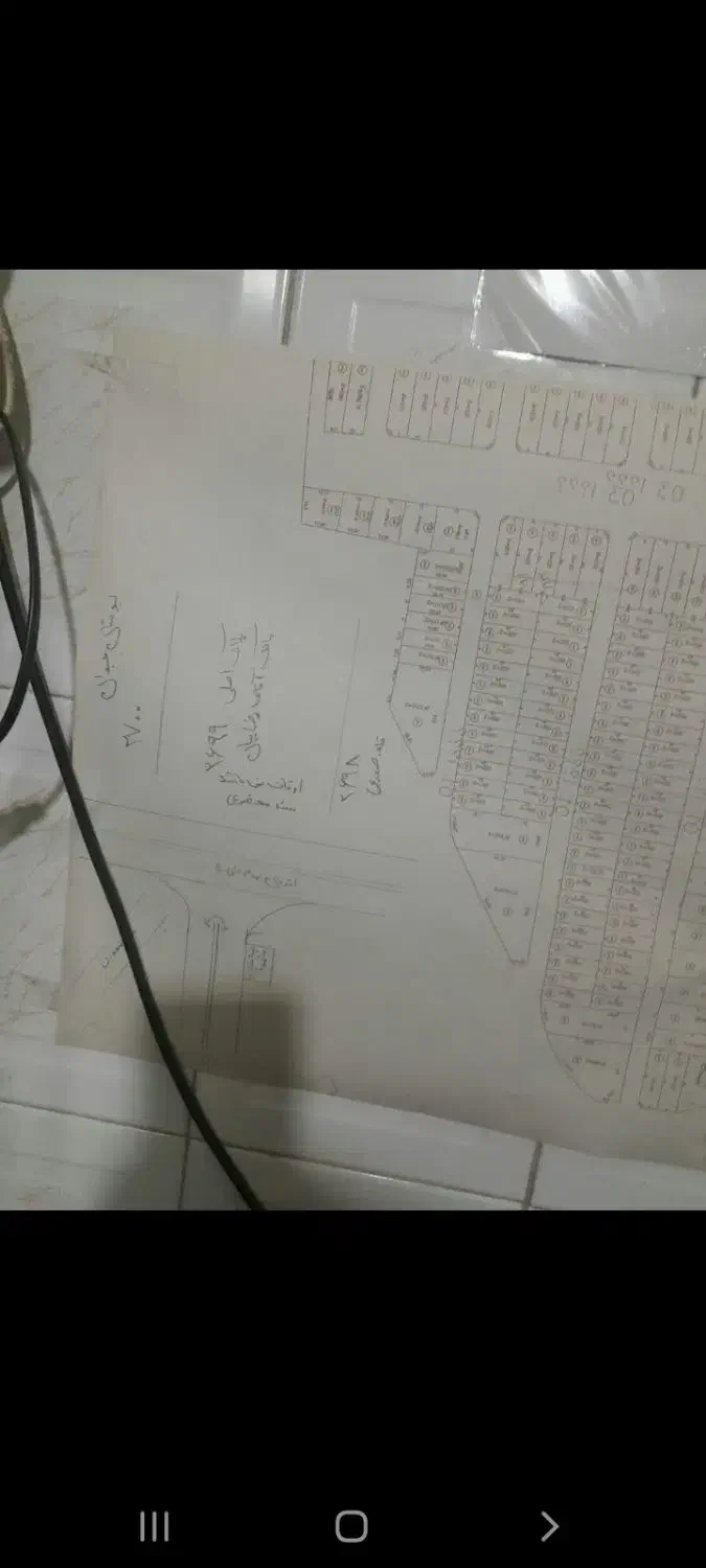 ۲۰۰متر زمین پلاک اصلی۲۶۹۹سنددار|فروش زمین و ملک کلنگی|قم, جاده معدن|دیوار