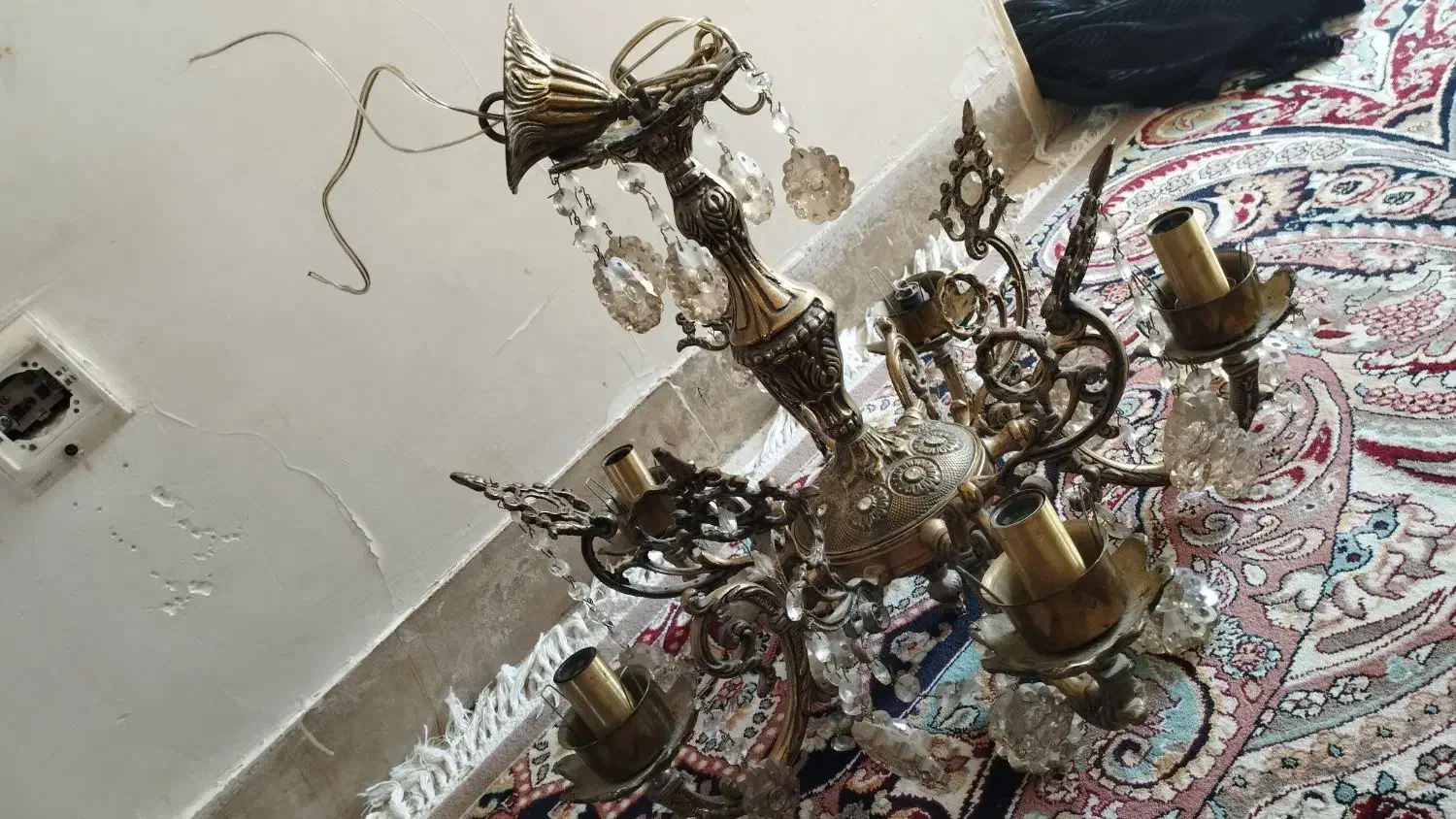 لوستر برنز|لوستر و چراغ آویز|وحیدیه, |دیوار