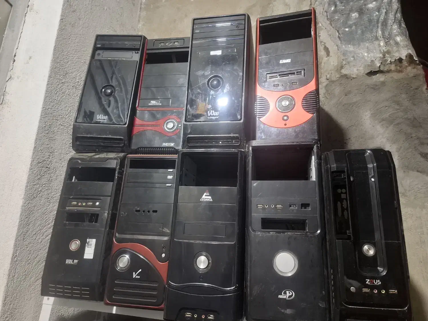 تعدادی کیس خالی مشکی|قطعات و لوازم جانبی رایانه|شیراز, شیخ علی چوپان|دیوار