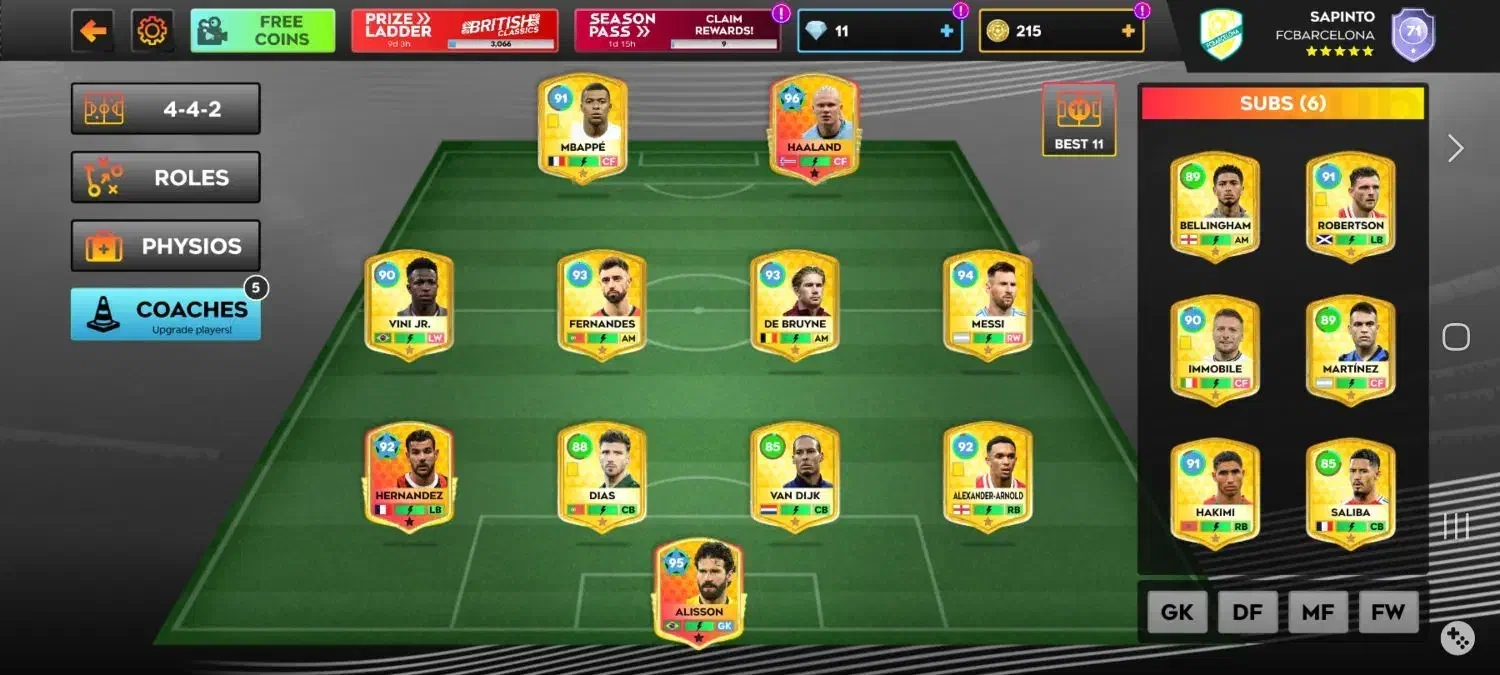 اکانت بازی دریم لیگ / dls  2025|کنسول، بازی ویدئویی و آنلاین|سمنان, |دیوار