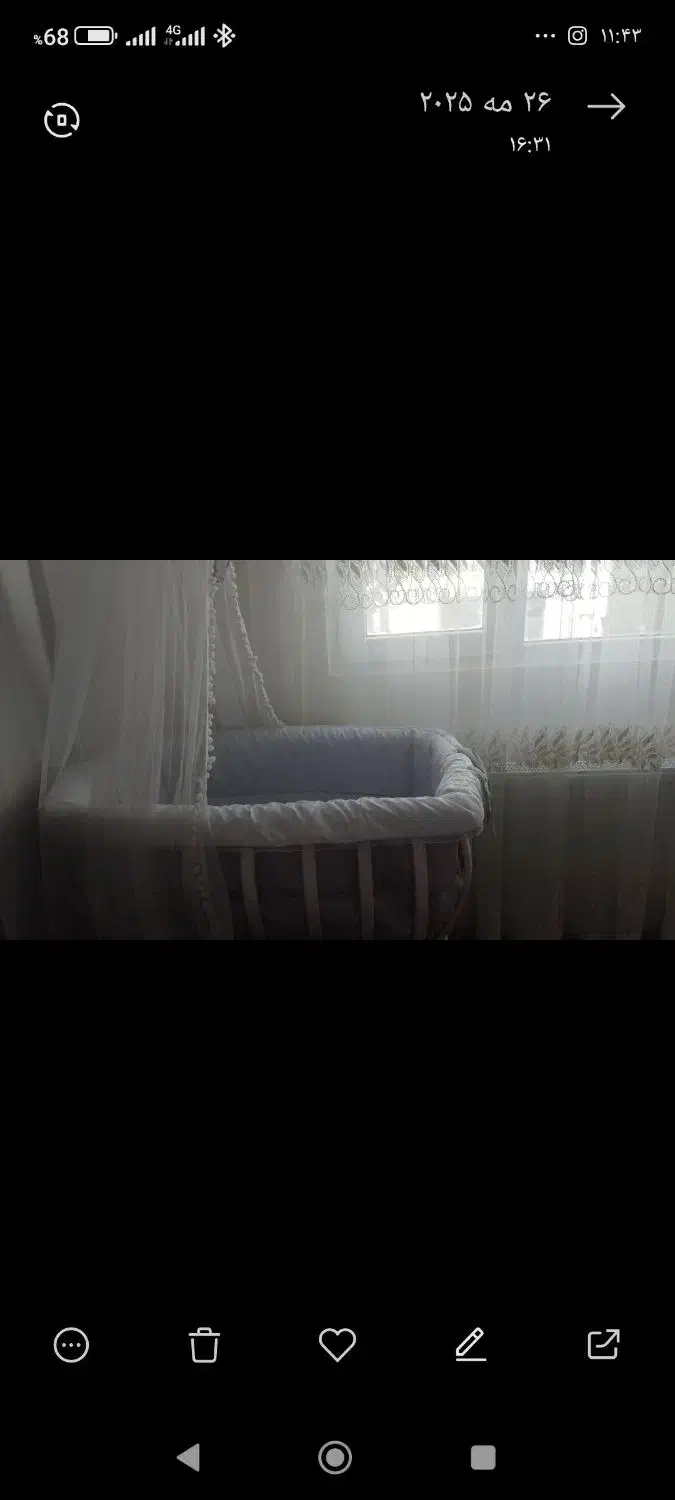 تخت گهواری|تخت و سرویس خواب|خلخال, |دیوار