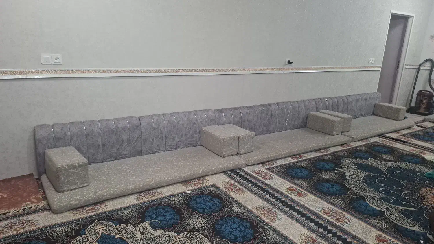 مبل خلیجی ۹نفره|مبلمان خانگی و میز عسلی|سعدآباد, |دیوار