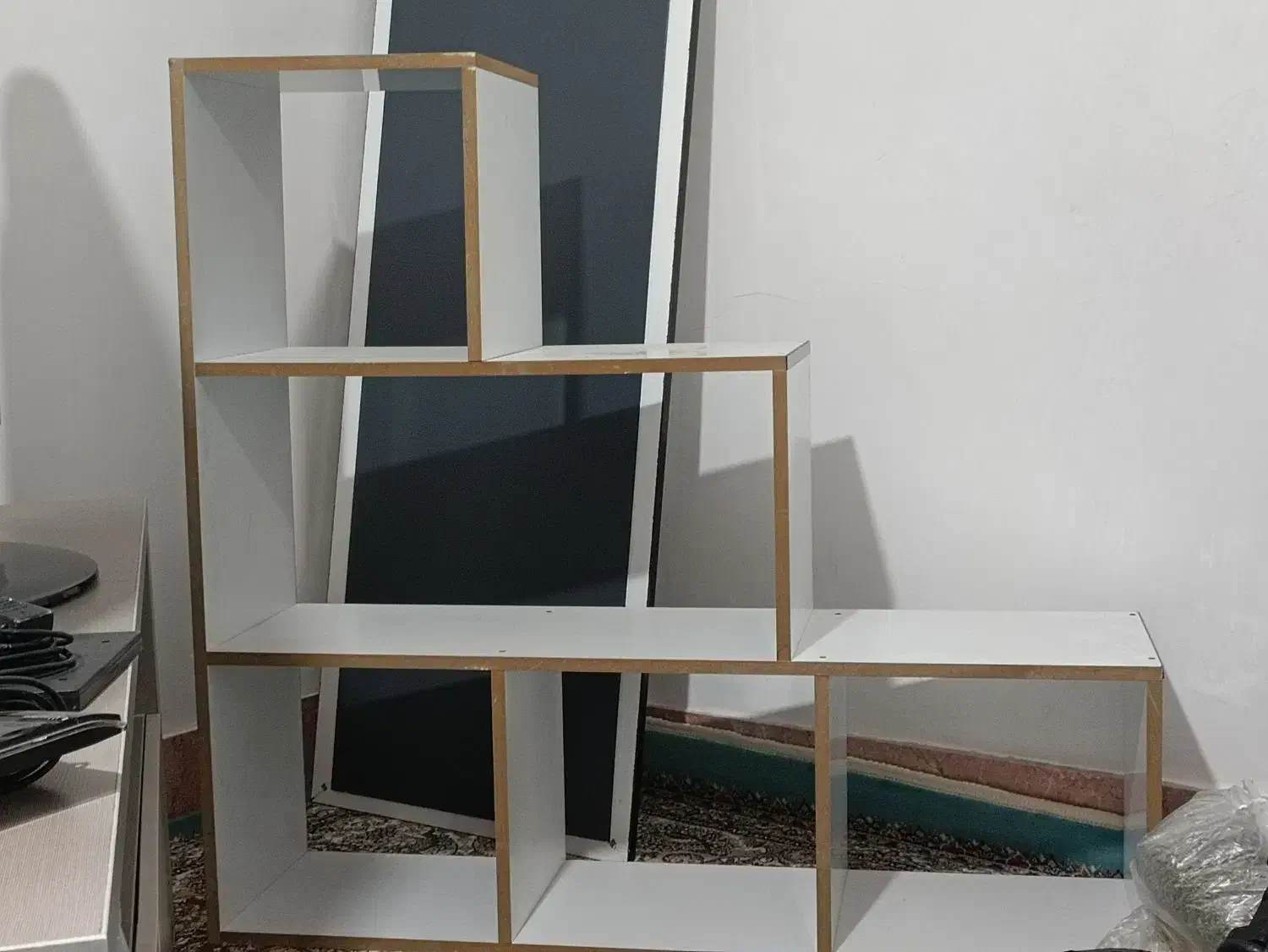 باکس چوبی جنس با کیفیت نو وسالم|کتابخانه، شلف، قفسههای دیواری|خرمآباد, |دیوار