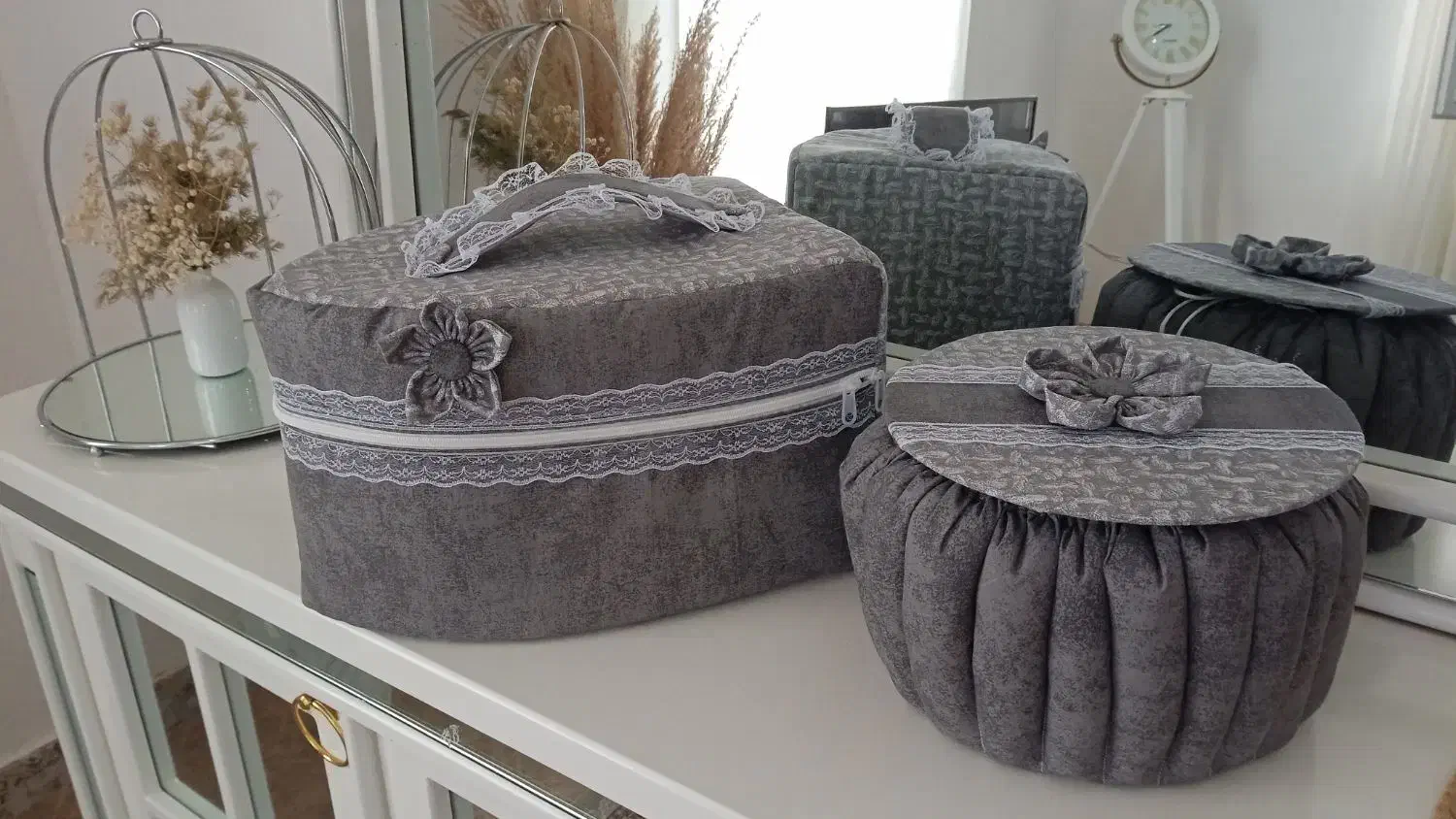 دوخت ست عروس و کاور وسایل برقی|سفره، حوله، دستمال آشپزخانه|نورآباد, |دیوار