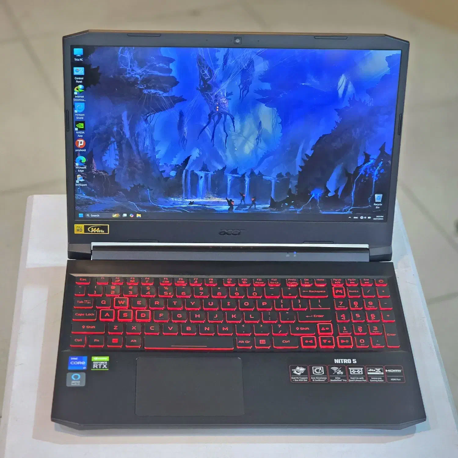 لپتاپ گیمینگ Acer Nitro 5 حرفه ای گرافیک RTX3050Ti|رایانه همراه|شیراز, ملاصدرا|دیوار