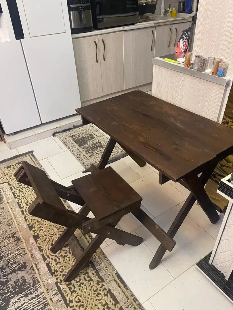 سرخ کن میز صندلی چوبی تاشو ساعت گلدان کباب پز|مبلمان خانگی و میز عسلی|پرند, فاز ۶|دیوار