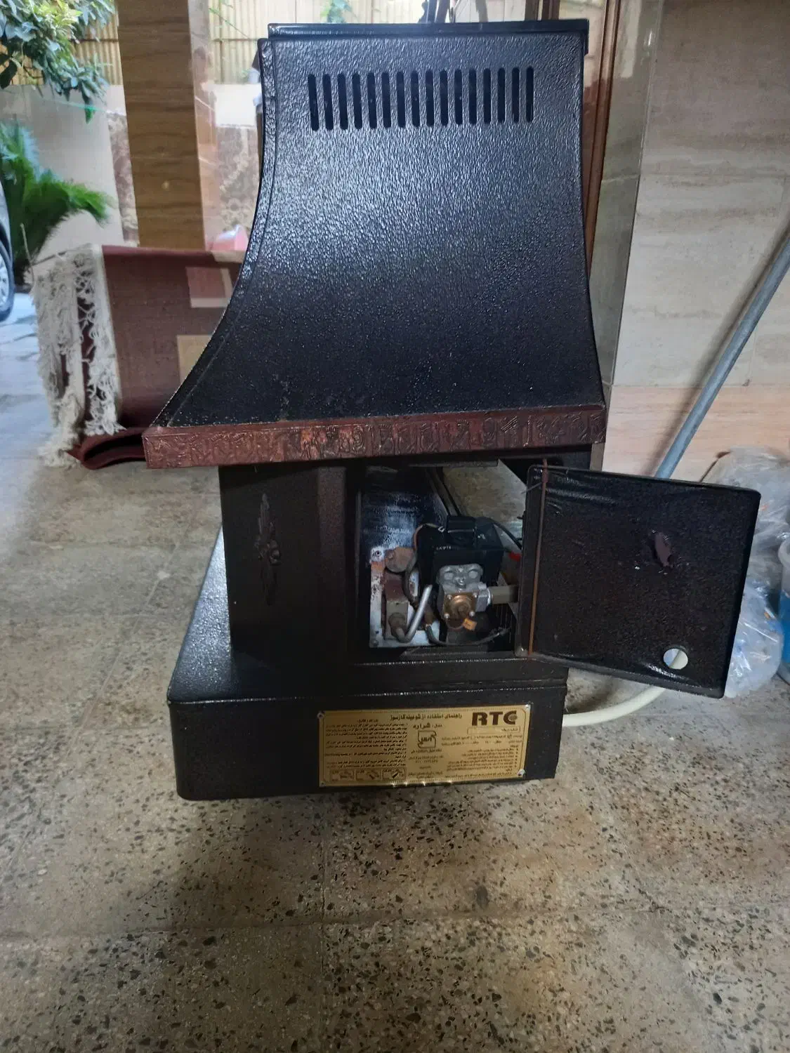 بخاری گازی شومینه|بخاری، هیتر، شومینه|رشت, شهرک صبا|دیوار