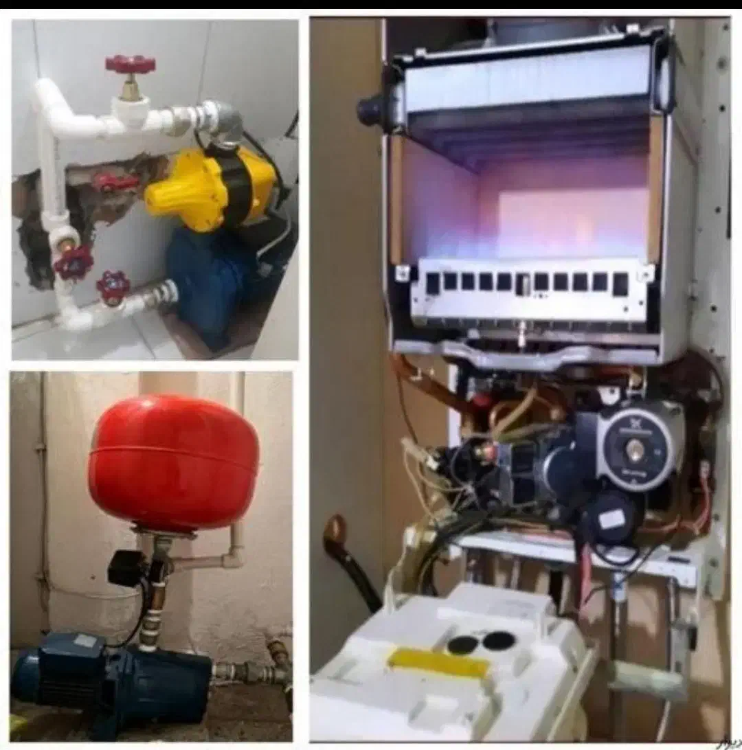 تعمیرات پمپ آب پکیج آبگرمکن کولر لوله کشی آب|خدمات پیشه و مهارت|اسلام‌شهر, شهرک واوان|دیوار