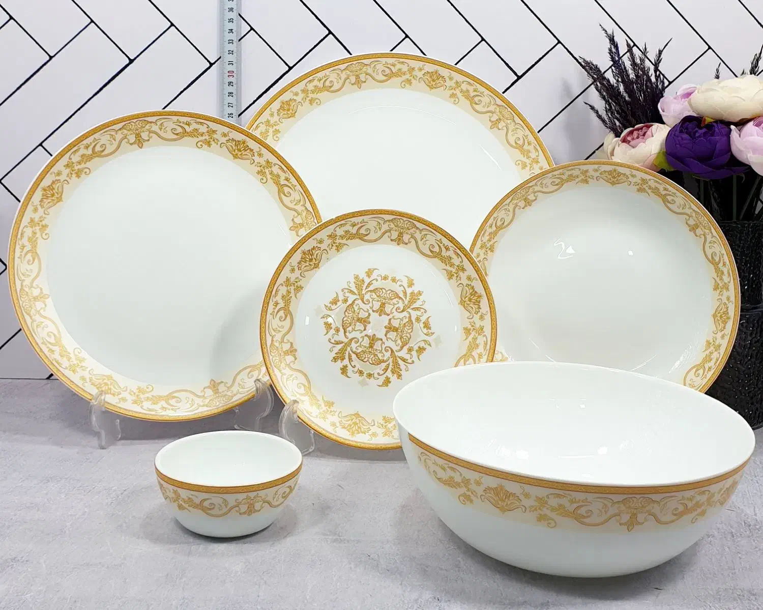 سرویس آرکوپال 26 پارچه اپیروس کرم|ظروف سرو و پذیرایی|فردیس, شهرک ارم|دیوار