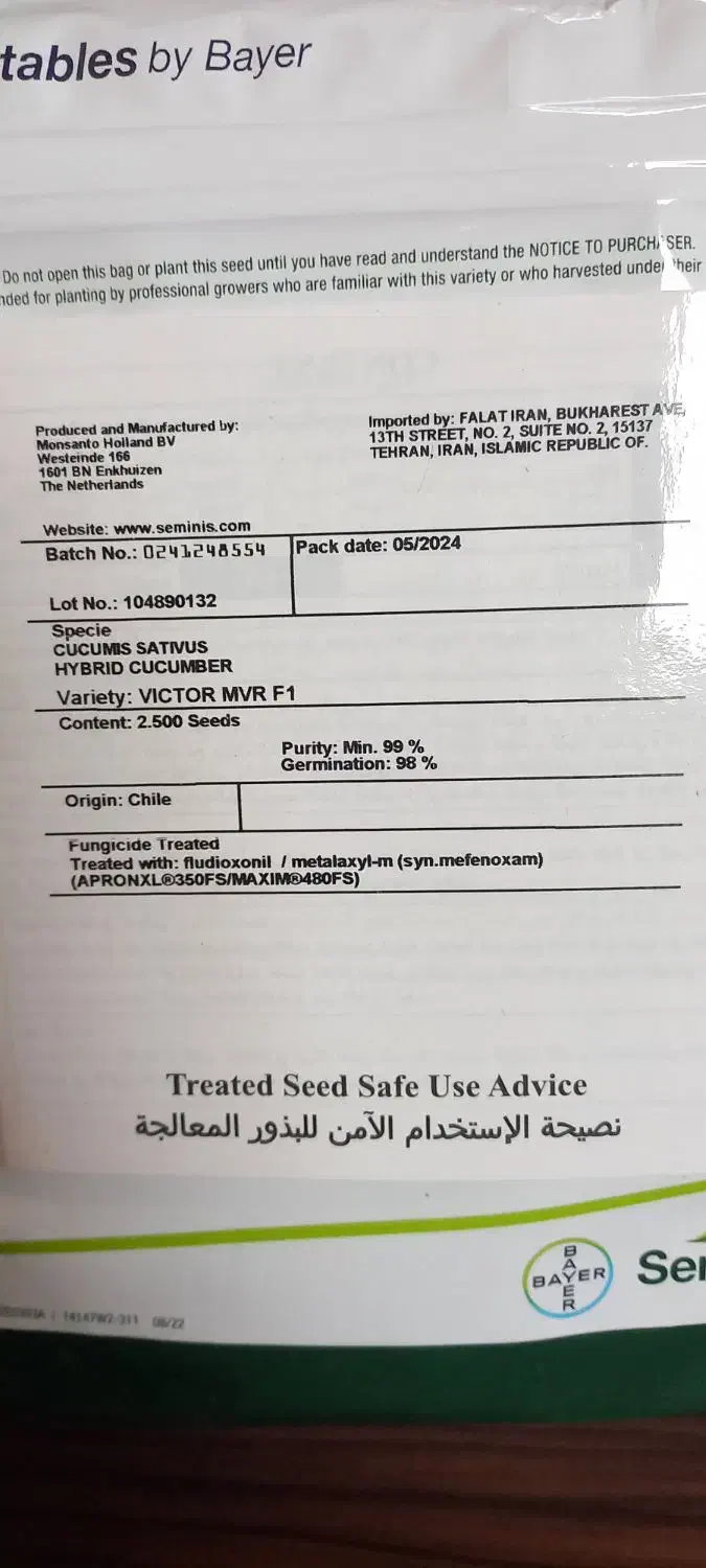 بذر خیار ویکتور خوش قیمت|خدمات باغبانی و درختکاری|جویبار, |دیوار