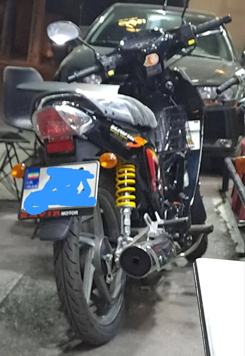 طرح ویو کویر .1404 مشکی در حد|موتورسیکلت|قزوین, |دیوار