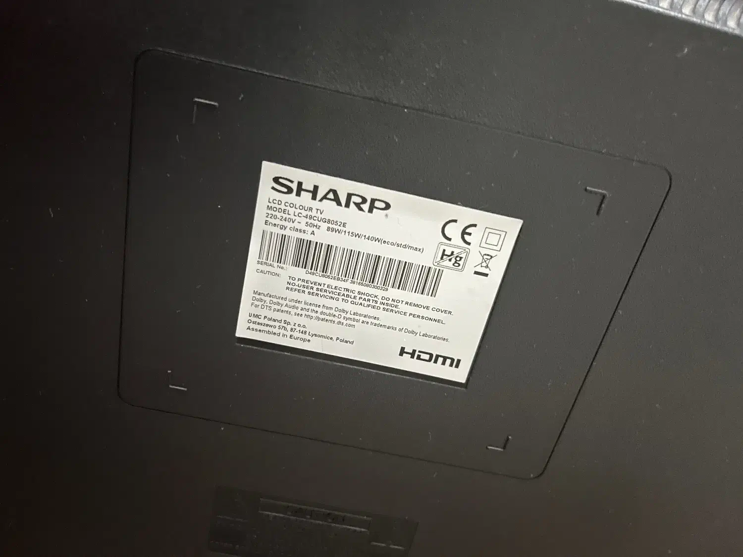 تلویزیون ۵۵ اینچ sharp|تلویزیون و پروژکتور|تهران, تهرانسر شمالی|دیوار