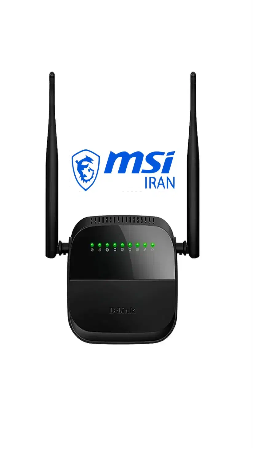 مودم روتر ۲ آنتن +D-Link DSL-124 New N300 ADSL2|مودم و تجهیزات شبکه|نسیم‌شهر, |دیوار