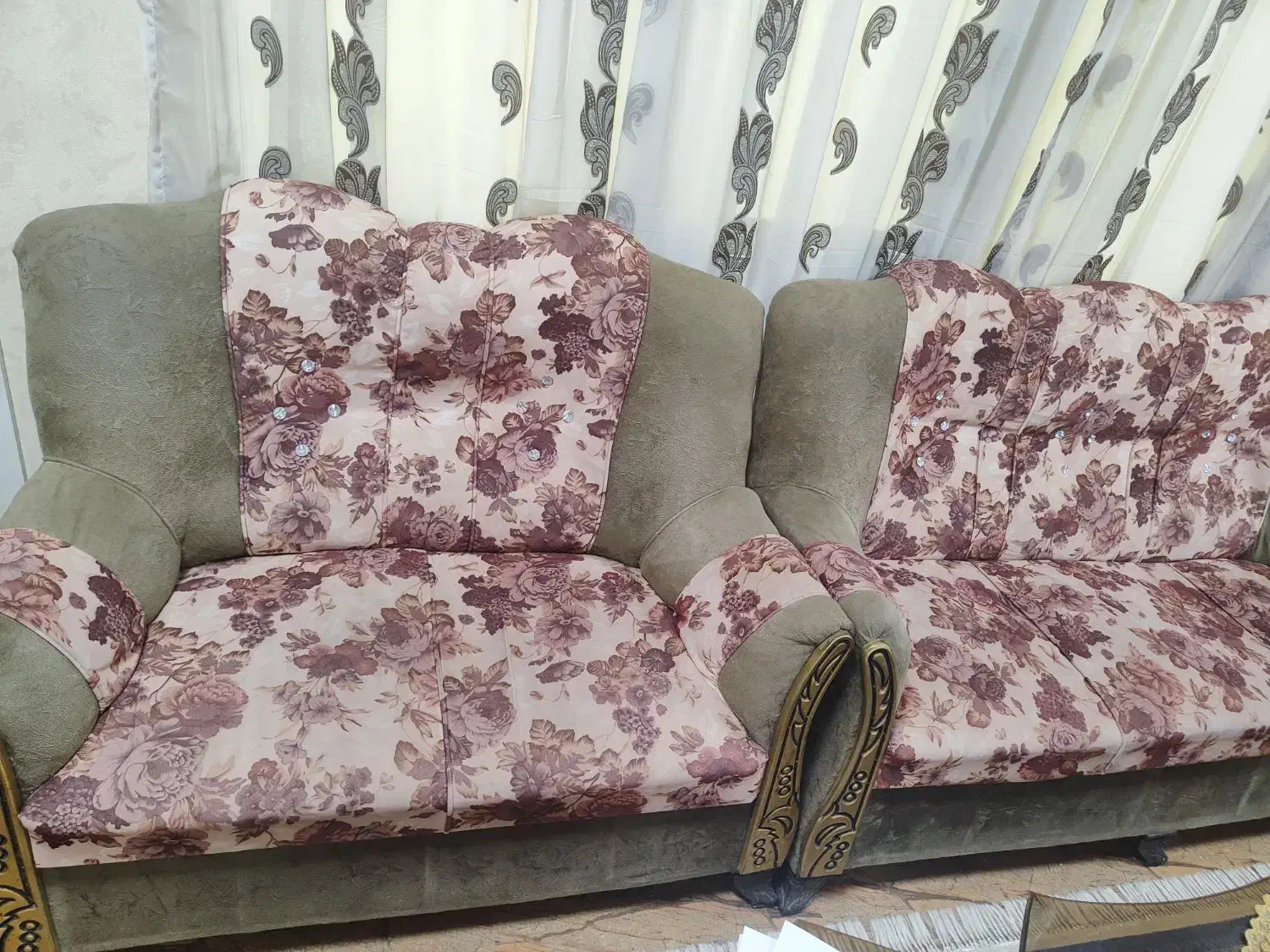 مبلمان ۷ نفره|مبلمان خانگی و میز عسلی|اهواز, شهرک برق|دیوار