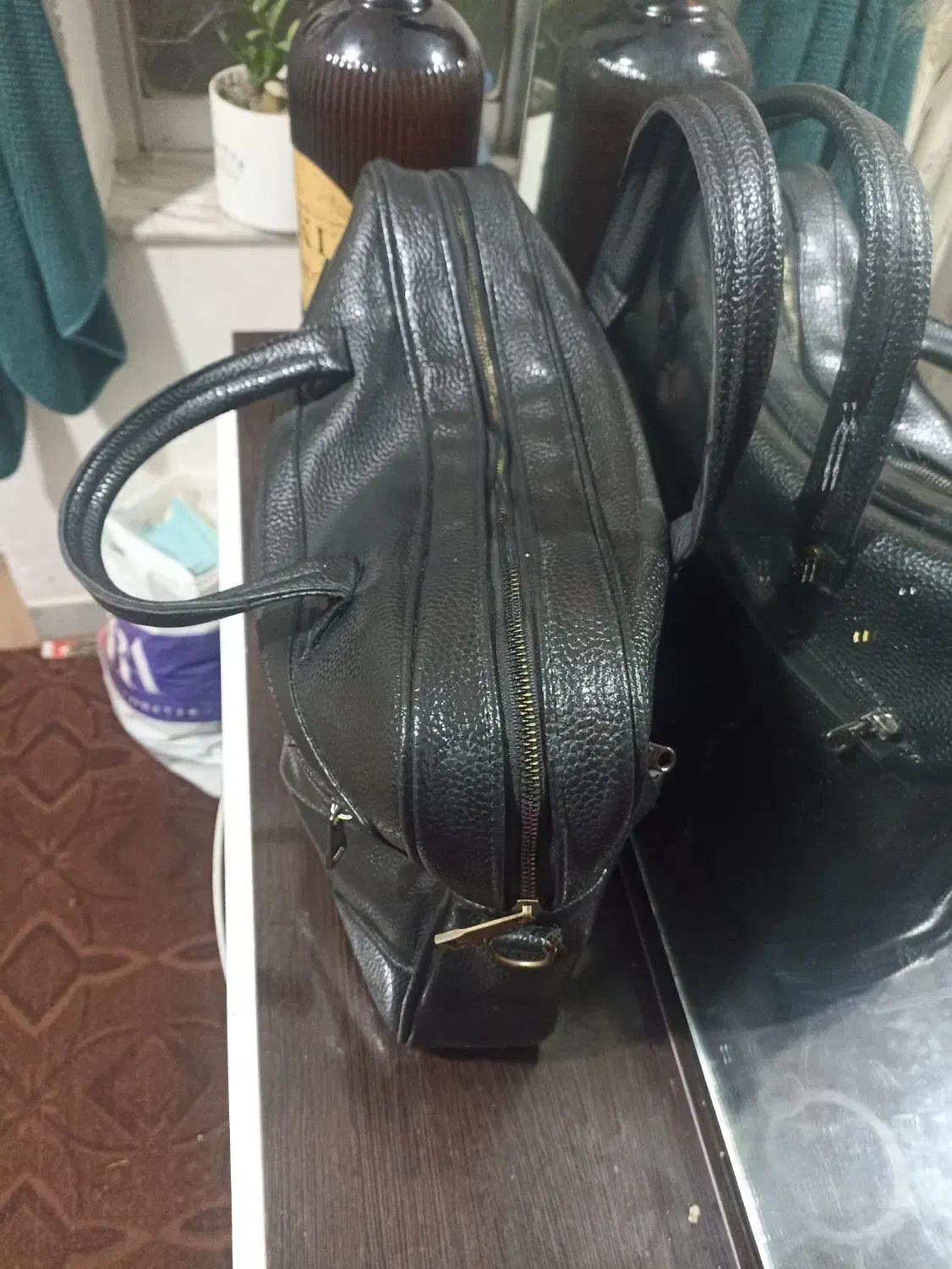 کیف اداری دیپلمات و لبتاب تمام چرم|کیف، کفش، کمربند|گرگان, |دیوار