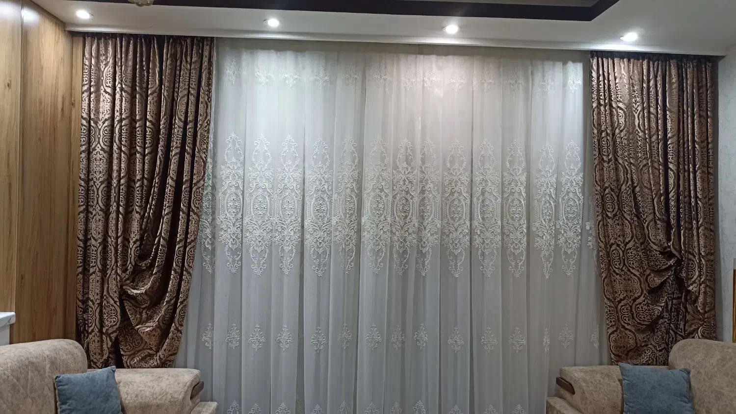 پرده در حد نو|پرده، رانر، رومیزی|محمدشهر, شهرک پیام (مهرالبرز)|دیوار