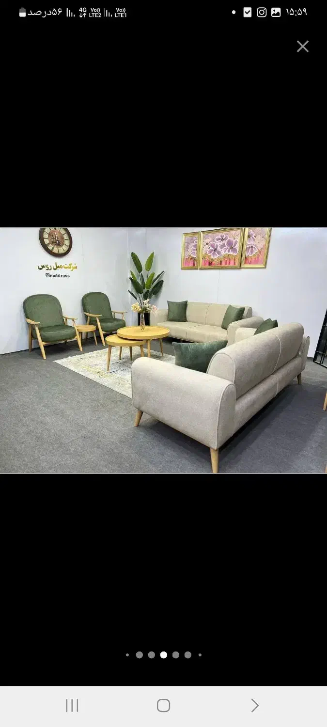 مبل کد۰۰۹۹|مبلمان خانگی و میز عسلی|اردکان, |دیوار