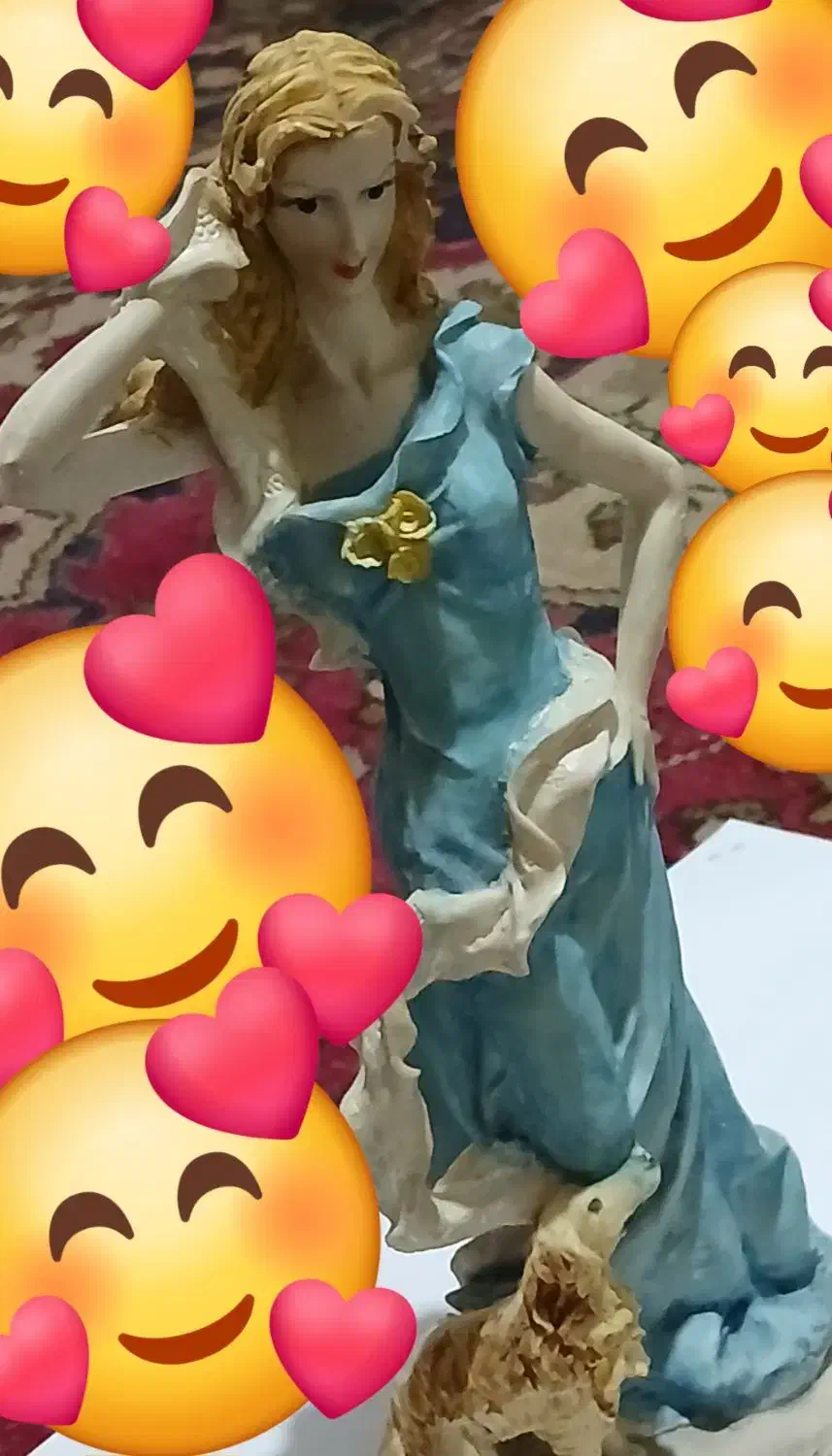 مجسمه دختر مو طلایی|مجسمه، تندیس، ماکت|سلماس, |دیوار