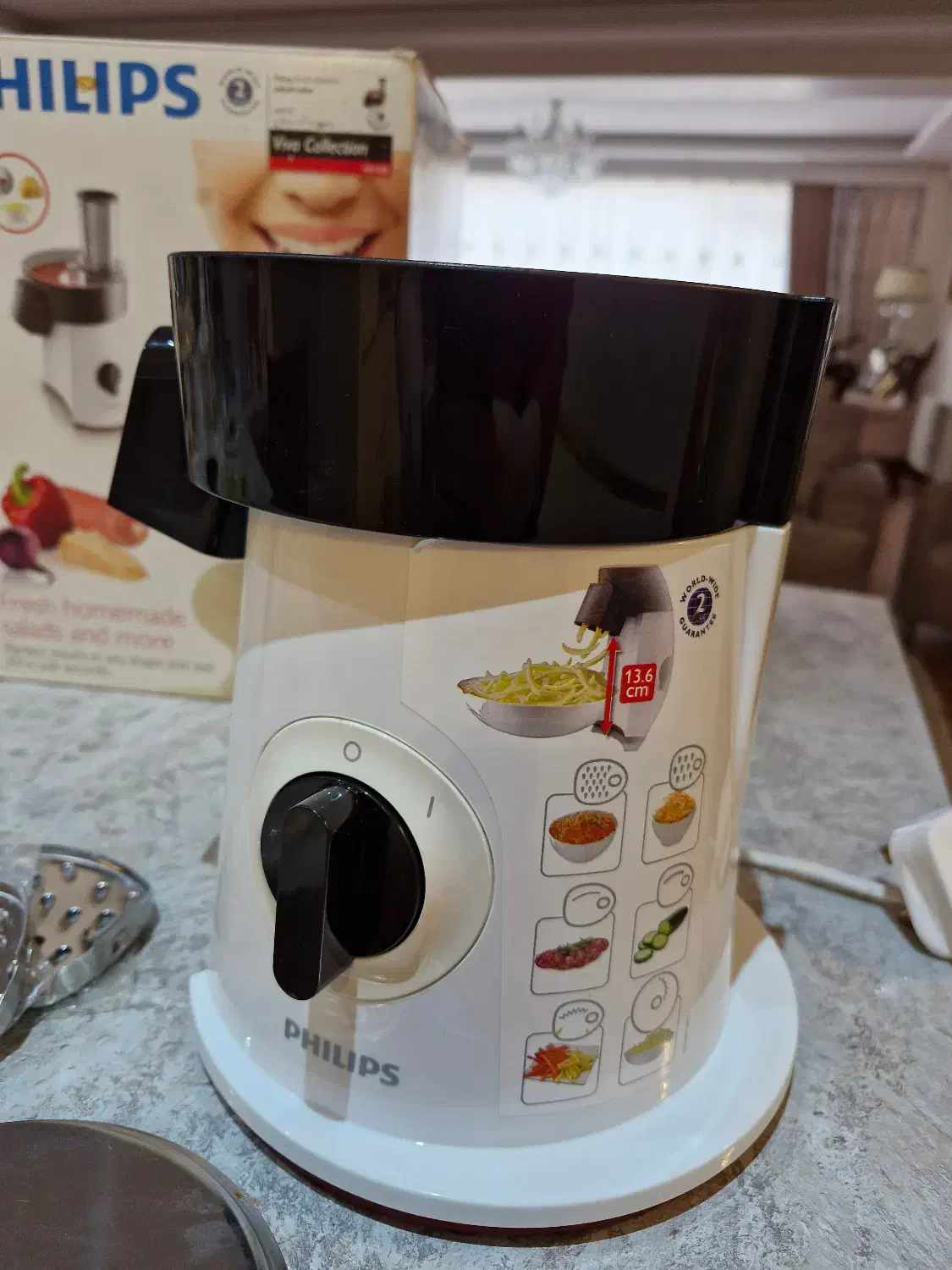 سالاد ساز و رنده اصل فیلیپس در حد نو مدل HR1388|خردکن، آسیاب، غذاساز|تبریز, |دیوار