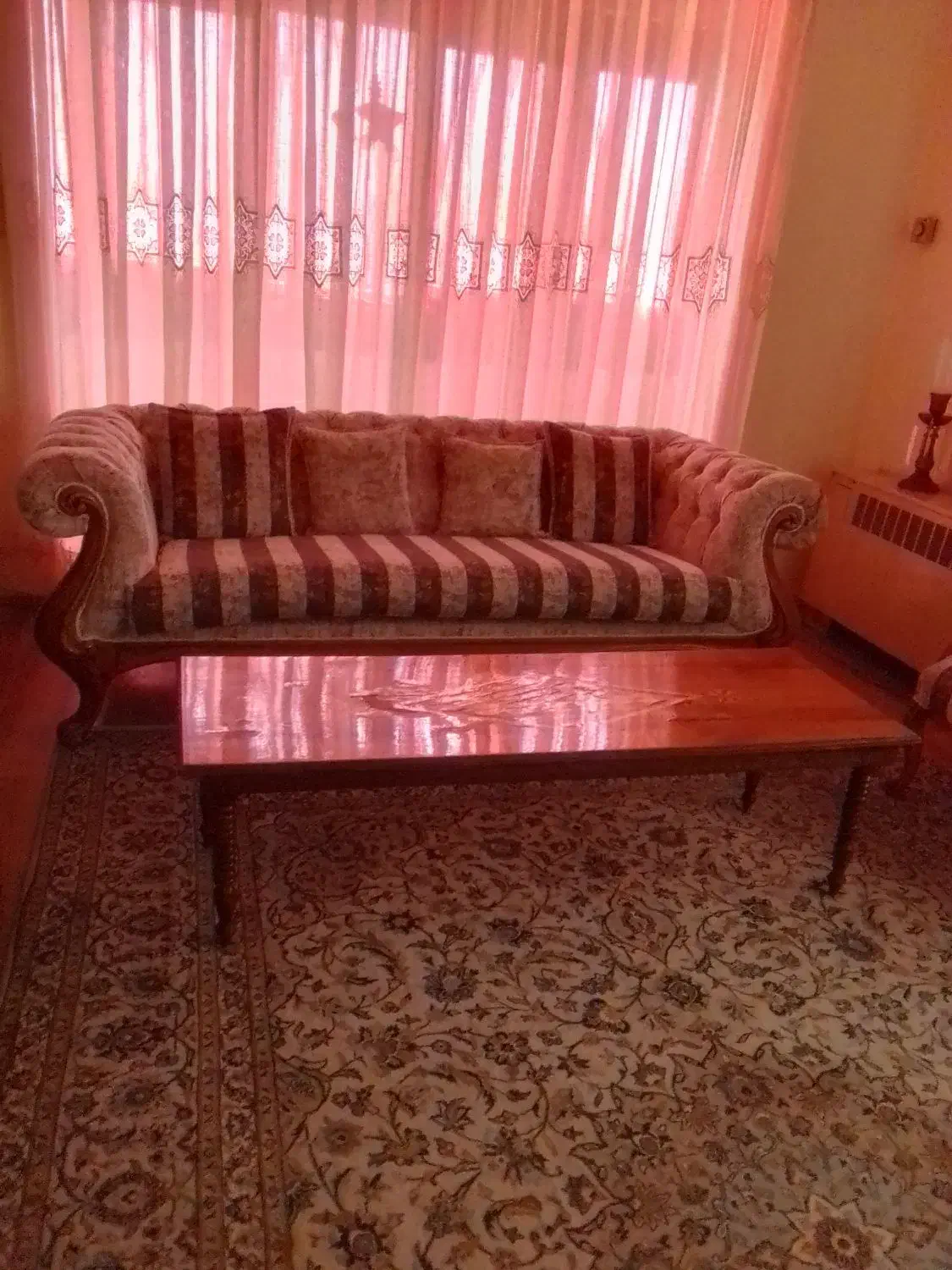 مبلمان ۵ نفره چستر (۳ تکه)|مبلمان خانگی و میز عسلی|تهران, شهرک آپادانا|دیوار