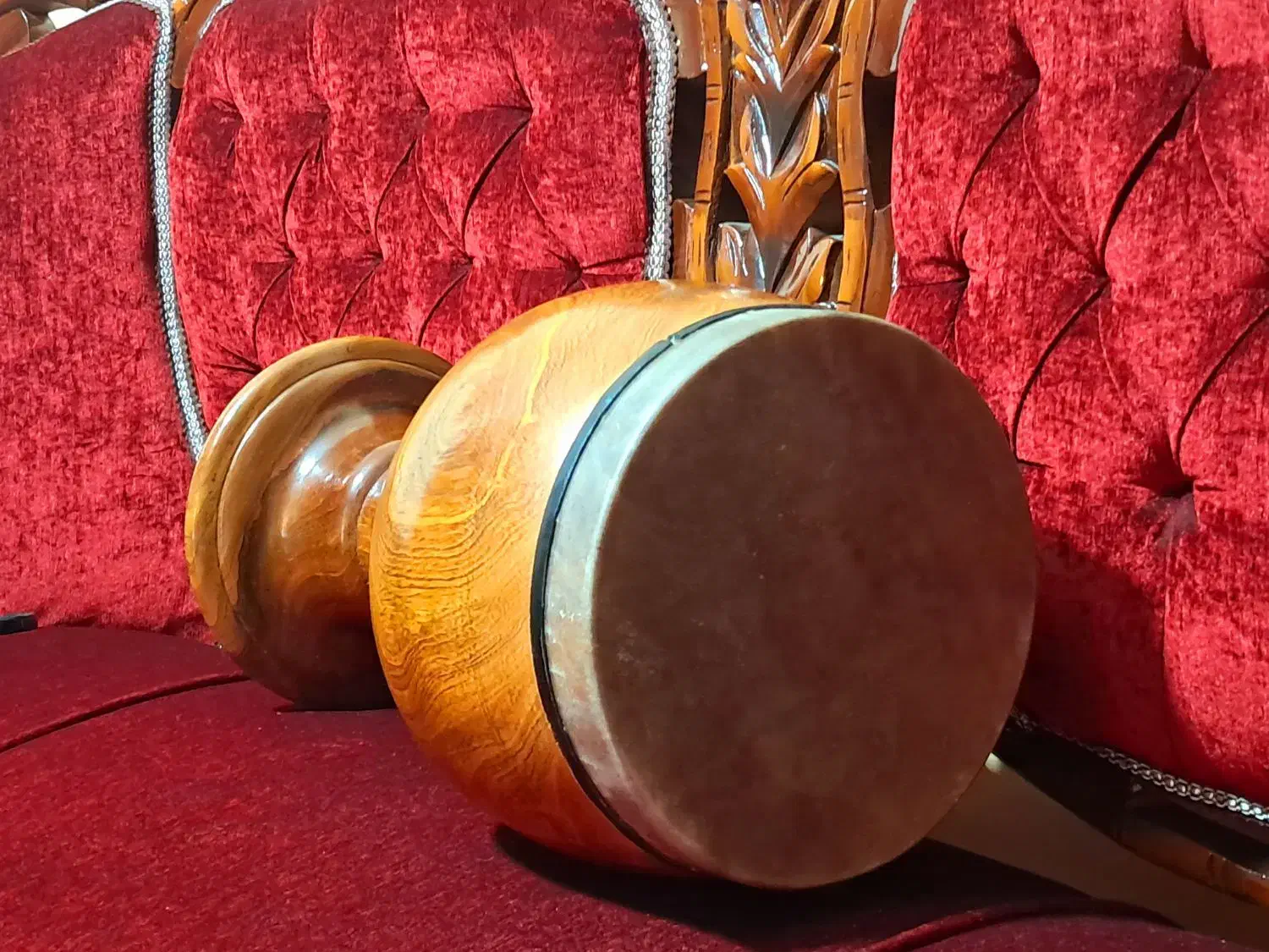 تنبک چوب کهور کم یاب دهنە 26|سازهای سنتی|تهران, مخصوص|دیوار