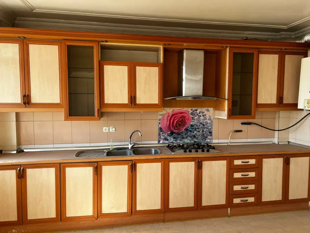 کابینت ام دی اف هود سینک گازرومیزی|آبچکان و نظمدهنده ظروف|شاهینشهر, خانه کارگر|دیوار