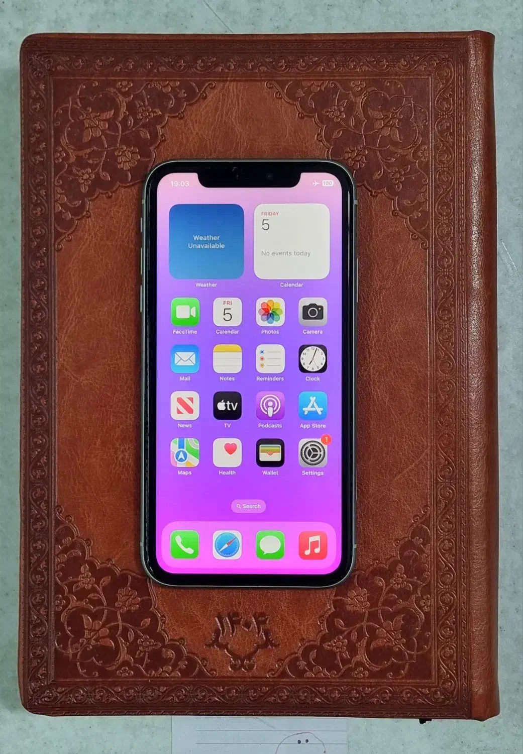 اپل iPhone 11 حافظه ۱۲۸ گیگ باتری ۱۰۰ تک سیم|موبایل|خمین, |دیوار