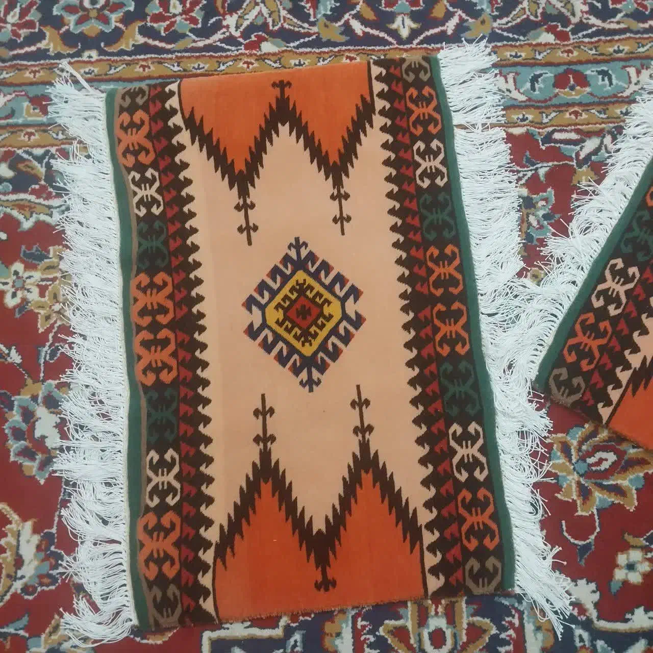 دو عدد پادری دستبافت|پادری|مشهد, سرافرازان|دیوار