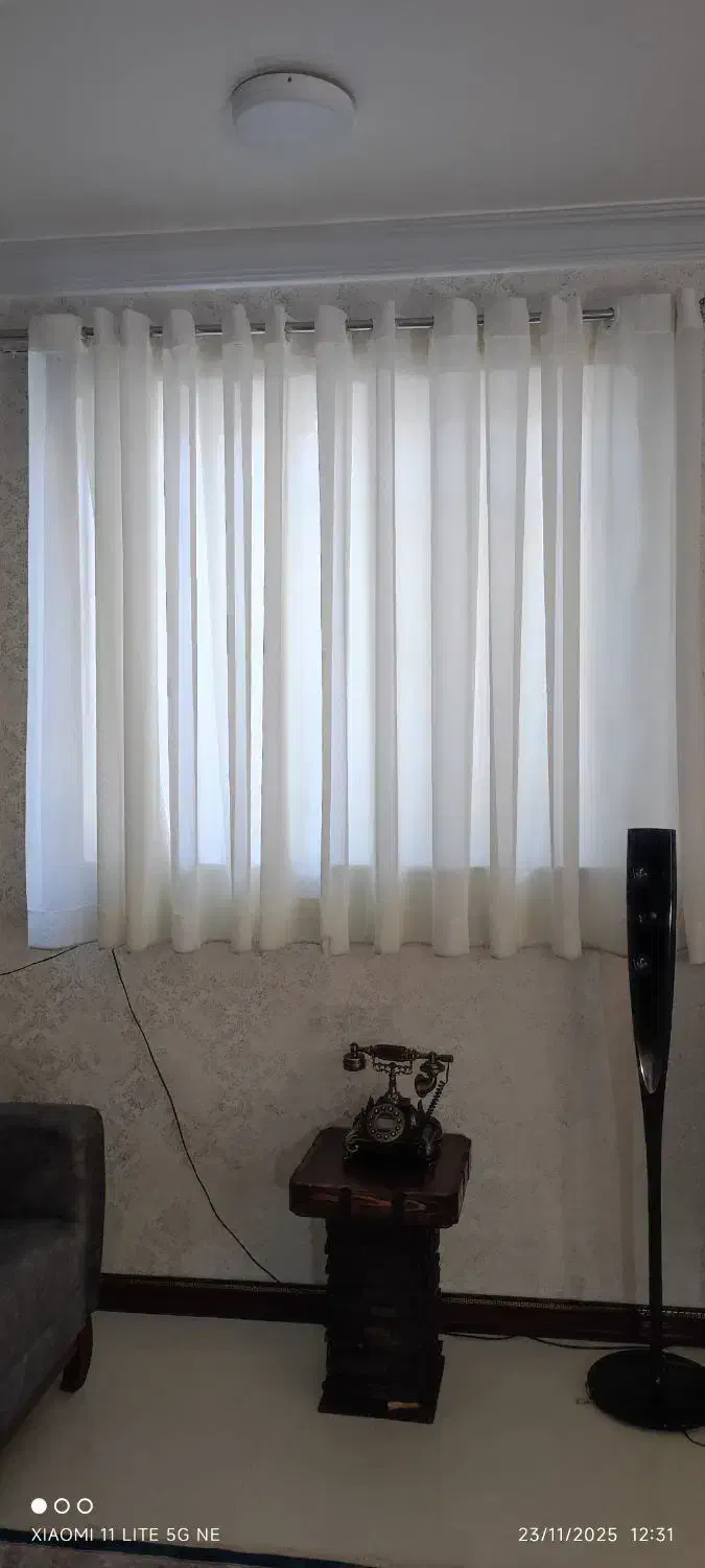 پرده ساده حریر|پرده، رانر، رومیزی|گرگان, |دیوار