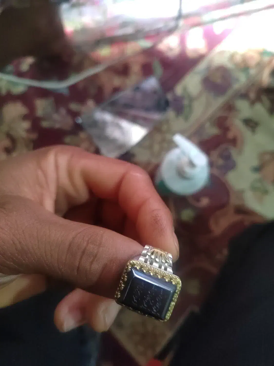 انگشتر مردانه نقره|جواهرات|کیش, |دیوار