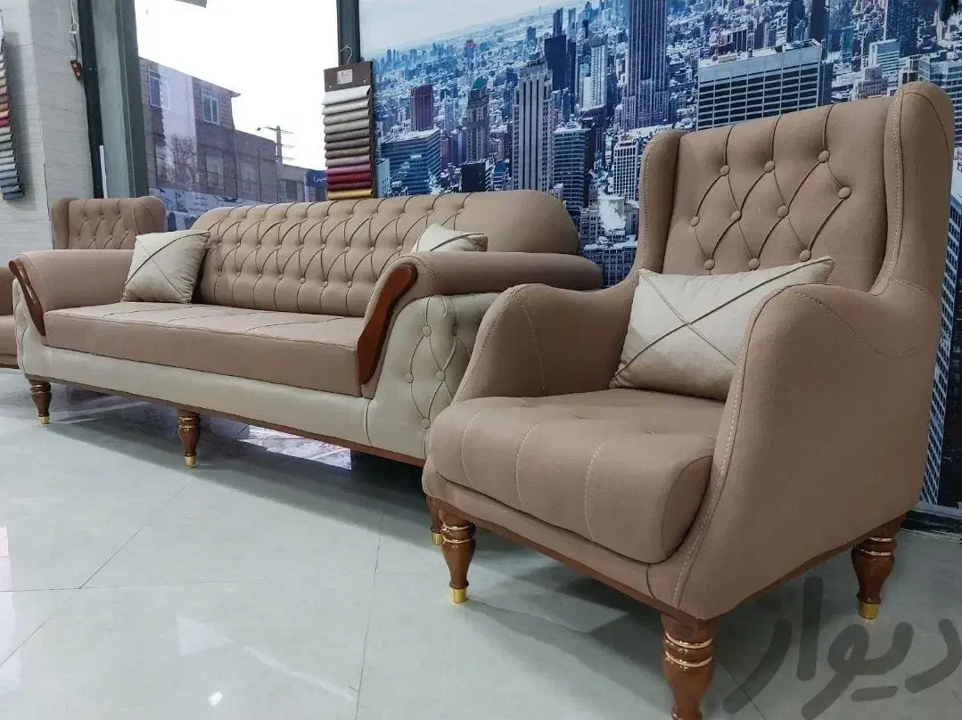 مبل و مبلمان۷ نفر مدل پاریس|مبلمان خانگی و میز عسلی|لردگان, |دیوار