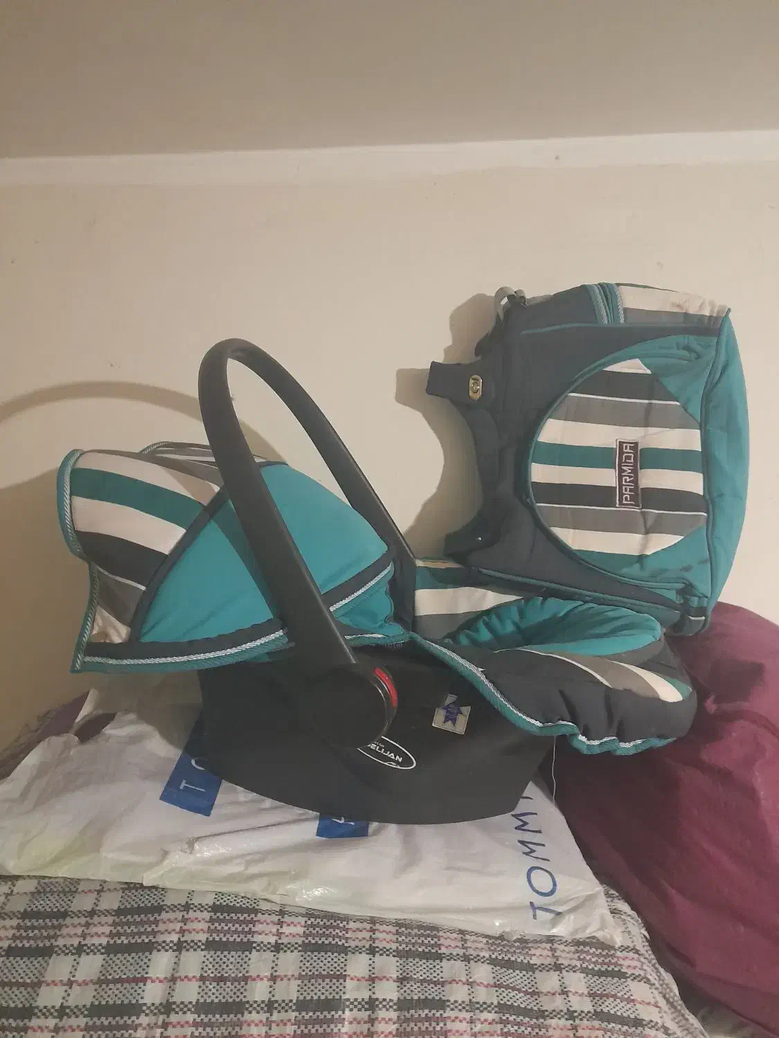 کاریرورو لاک ننی ساک بچه برای ماشین|کالسکه و لوازم جانبی|اردبیل, |دیوار