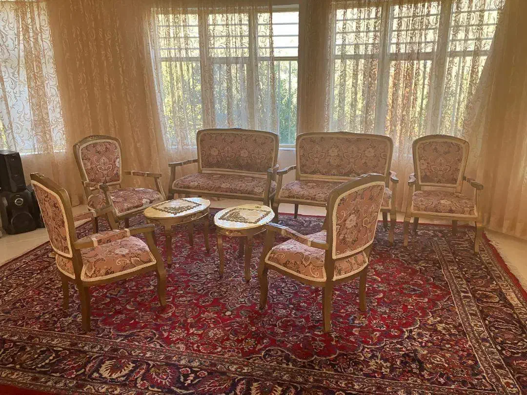 دو دست مبلمان راحتی۴نفره و ۷نفره پذیرایی و میز|مبلمان خانگی و میز عسلی|رودبار, |دیوار