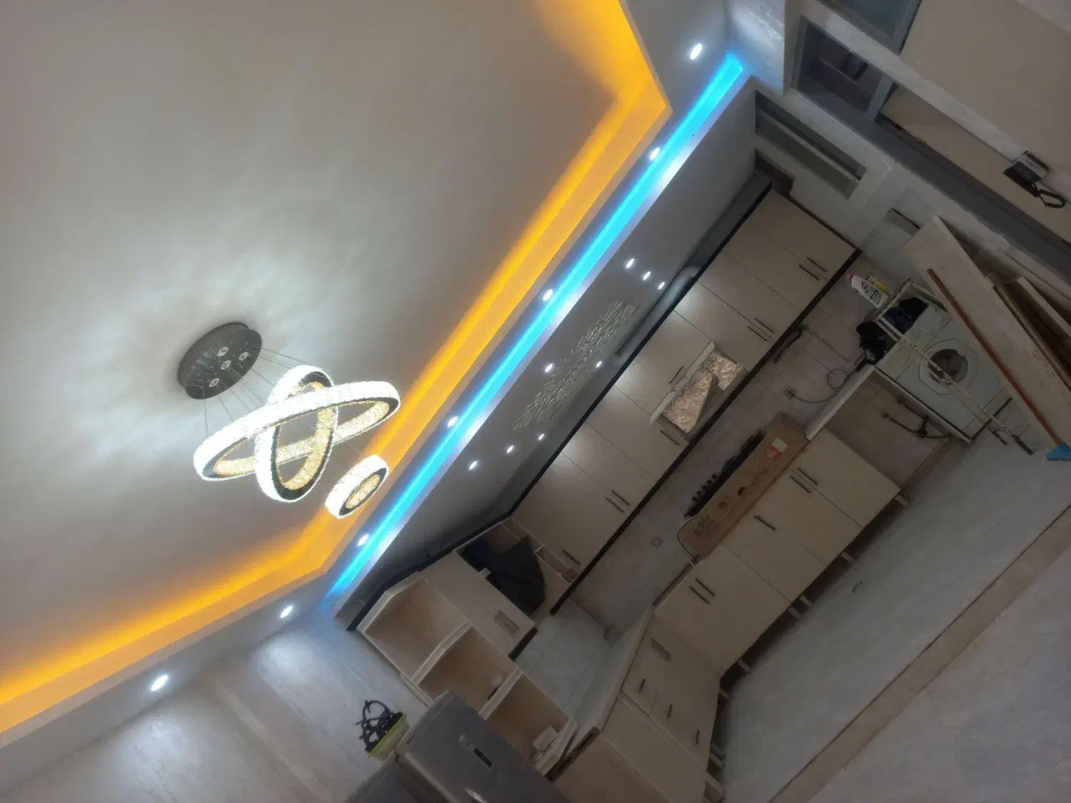 نقاشی کناف سقف کاذب ترمووال تی وی وال|خدمات پیشه و مهارت|نسیم‌شهر, |دیوار