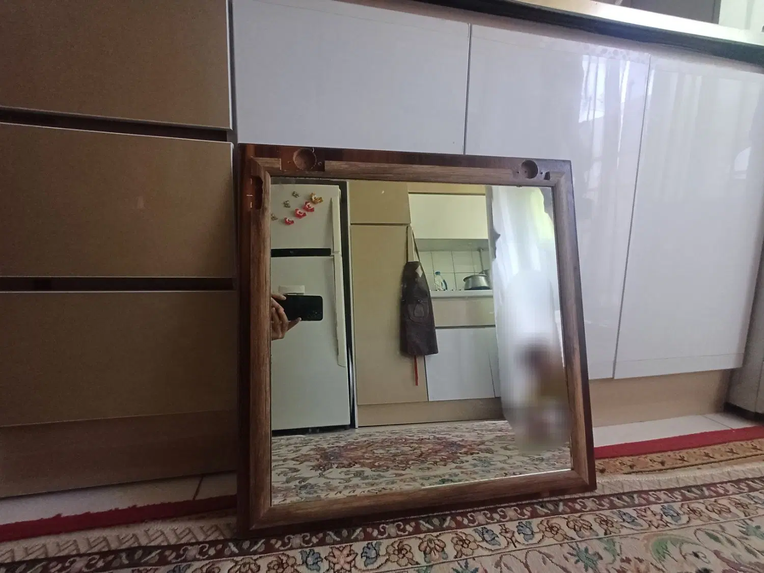 اینه با قاب سالم و بدون شکستگی|آینه|تهران, شهرک رضویه|دیوار