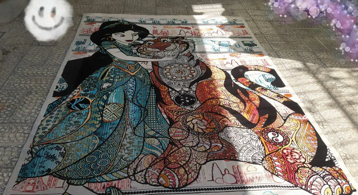 گلیم فرش ۹ متری سه بعدی|فرش|اصفهان, طامه|دیوار