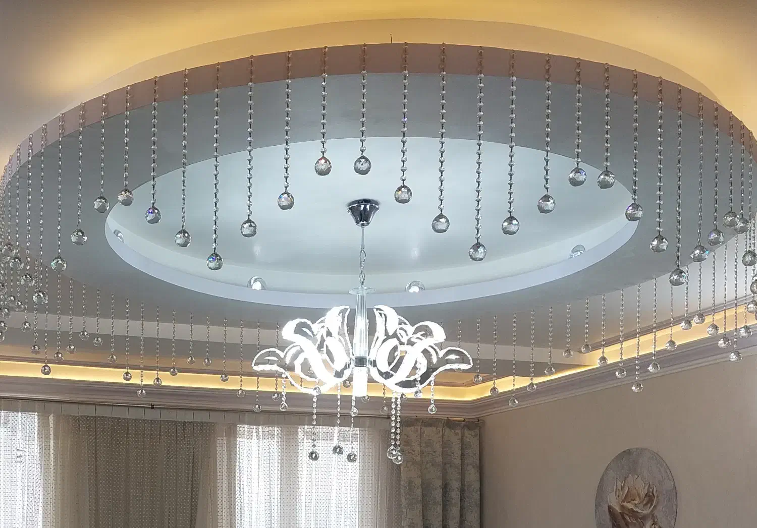 لوستر ال ای دی وارداتی|لوستر و چراغ آویز|ساوه, |دیوار