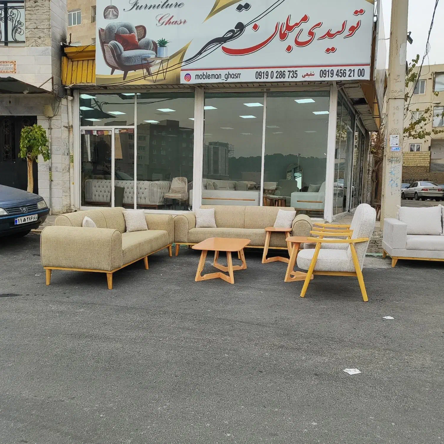 مبل کم جا|مبلمان خانگی و میز عسلی|مشکین‌دشت, |دیوار