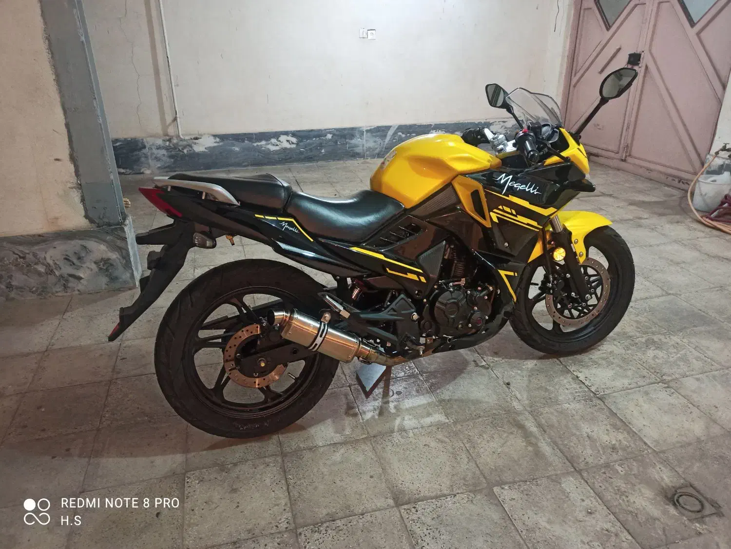 مگلی ۲۰۰r زرد اسفند ۱۴۰۲|موتورسیکلت|قزوین, |دیوار