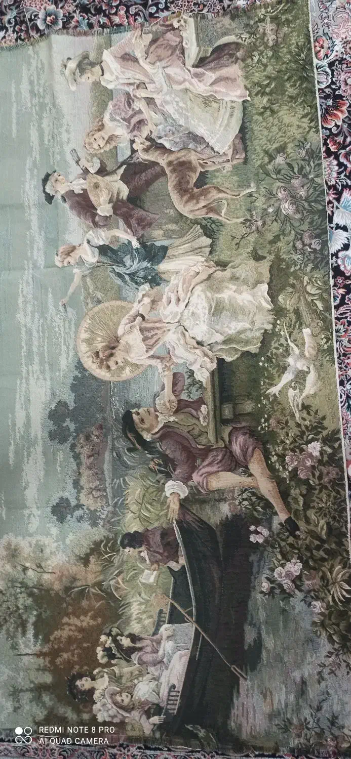 فرش تابلویی|فرش|آستانه اشرفیه, |دیوار