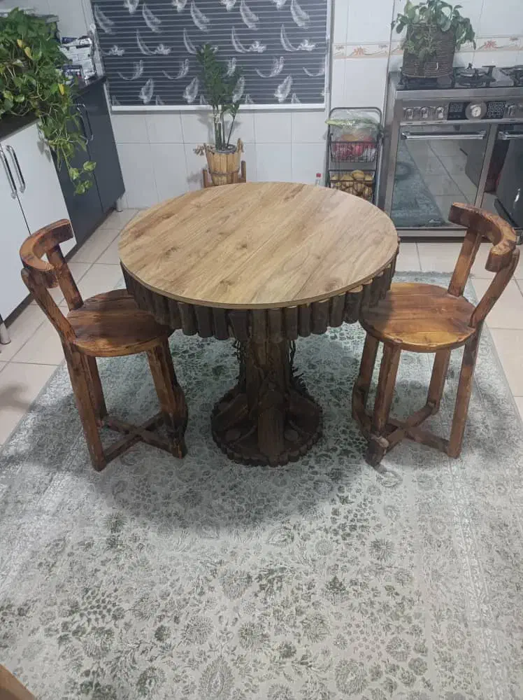 میزبار میزتلویریون و میزنهارخوری|میز و صندلی غذاخوری|هشتگرد, شهرک بعثت|دیوار