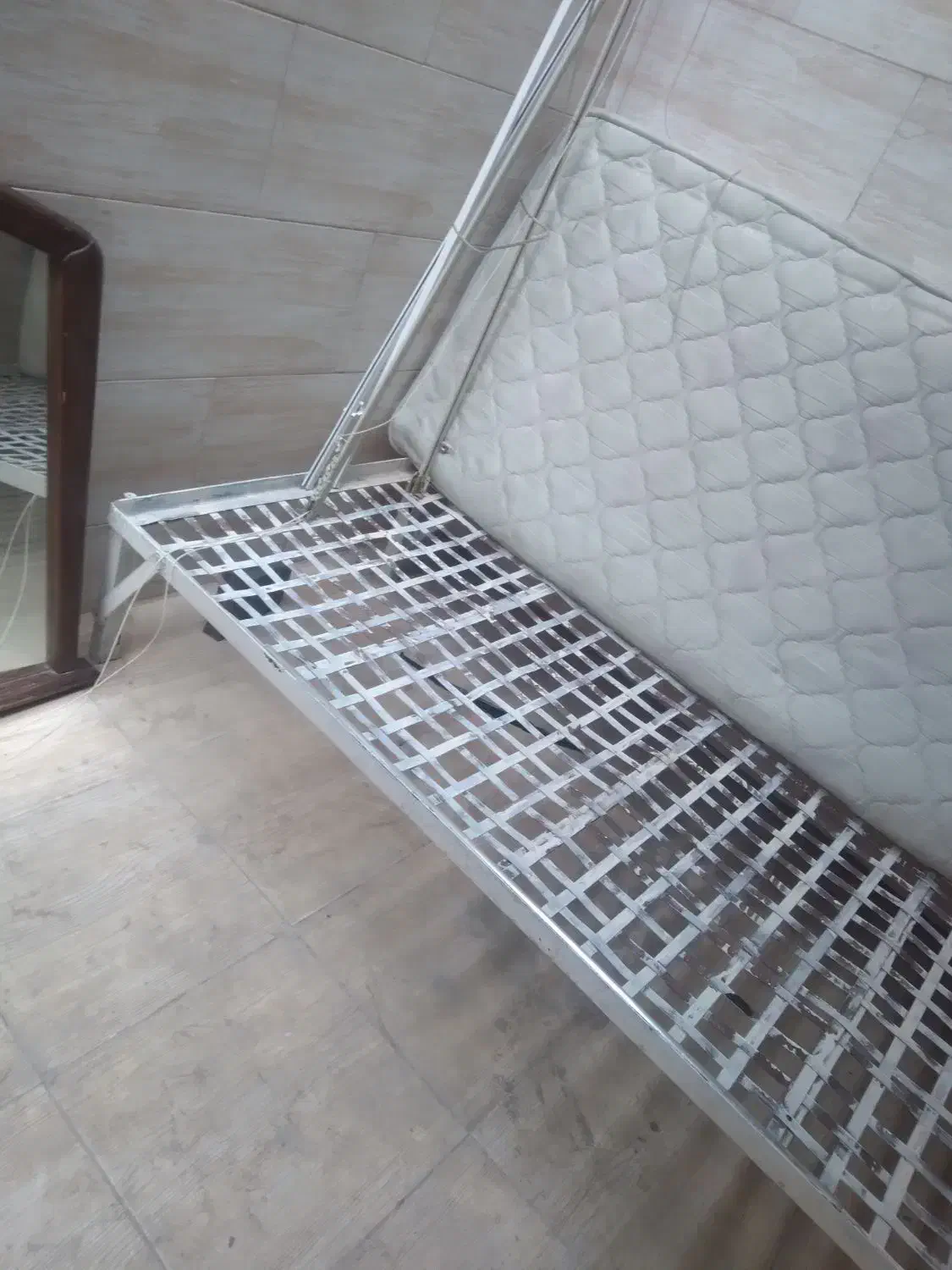 تخت خواب اهنی وتشک رویال|تشک تختخواب|زاهدان, |دیوار