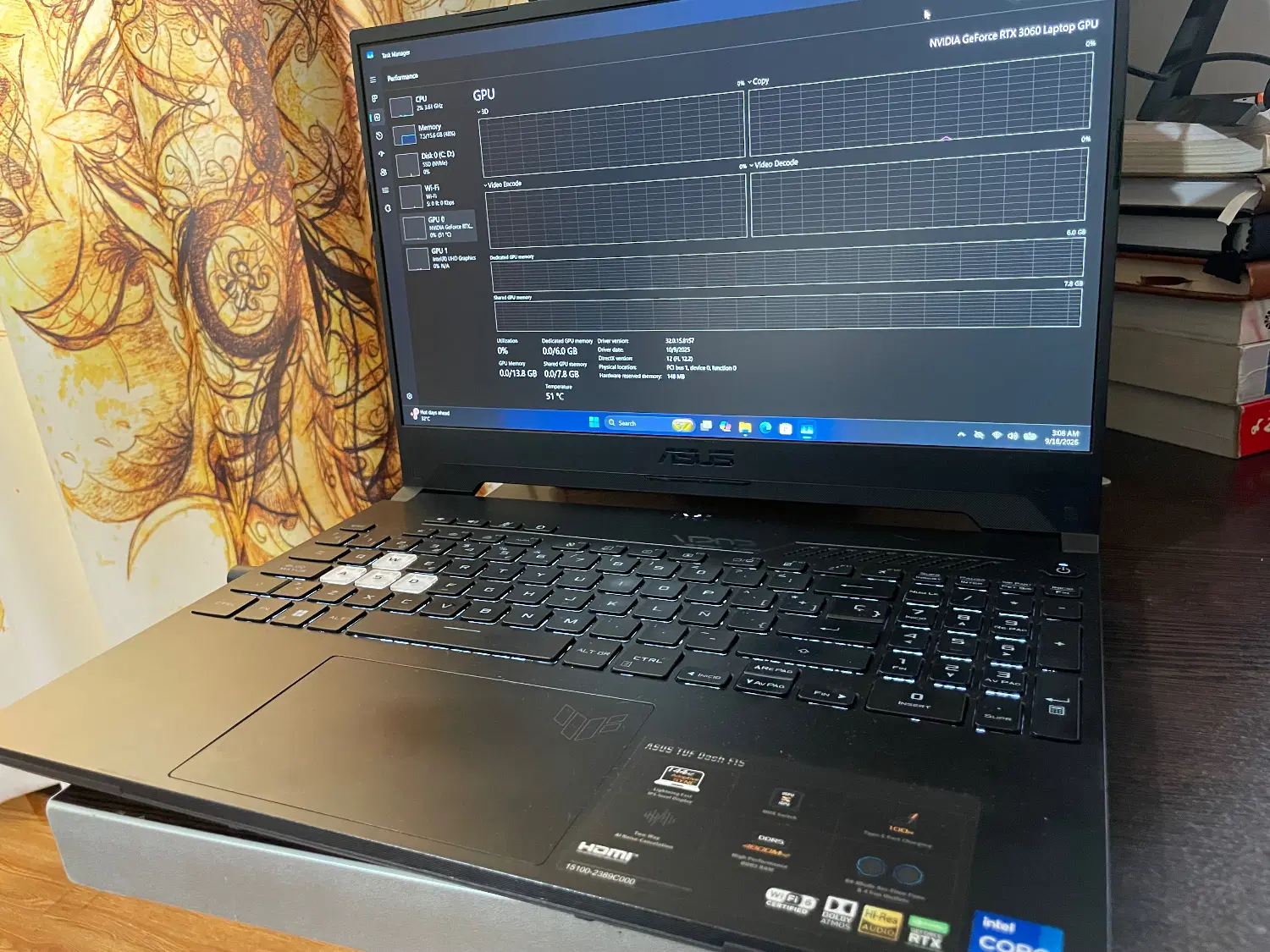 لپ تاپ گیمینگ asus tuf 517Zm-hn078|رایانه همراه|تهران, پونک|دیوار