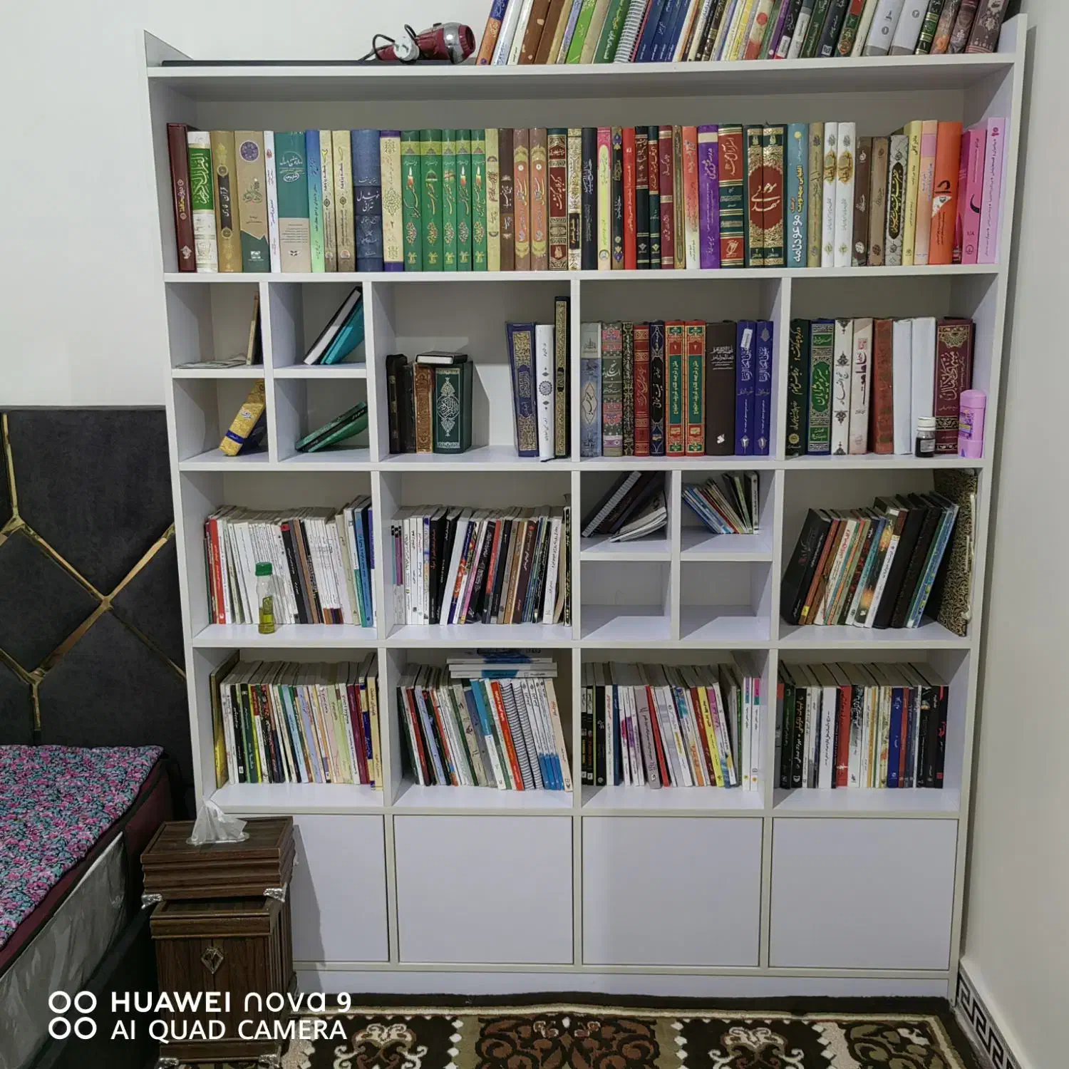 قفسه کتاب|کتابخانه، شلف، قفسه‌های دیواری|نسیم‌شهر, |دیوار