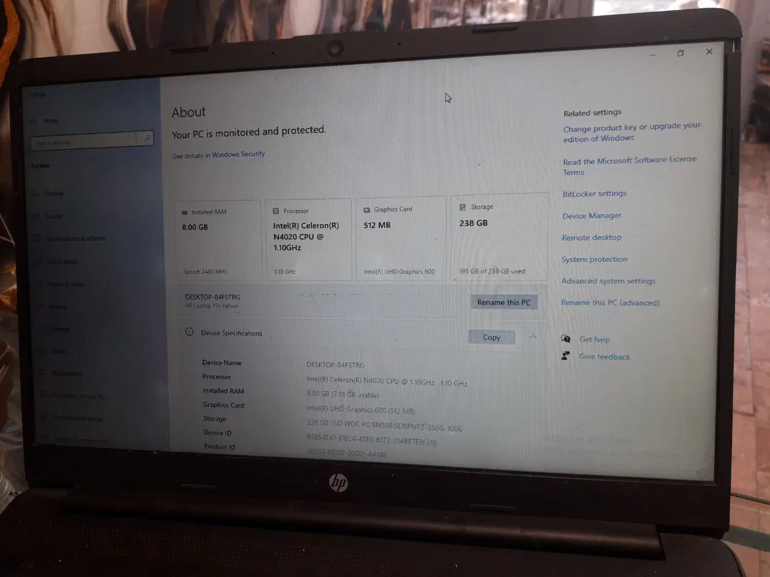 hp core i3 ssd hard|رایانه همراه|مشهد, کارگران|دیوار