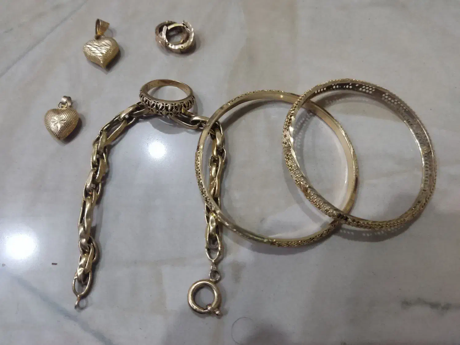 طلا تقریبا نو یک درصد بالا خام|جواهرات|خرم‌آباد, |دیوار